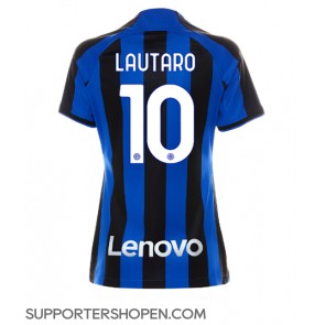 Inter Milan Lautaro Martinez #10 Hemma Matchtröja Dam 2022-23 Kortärmad